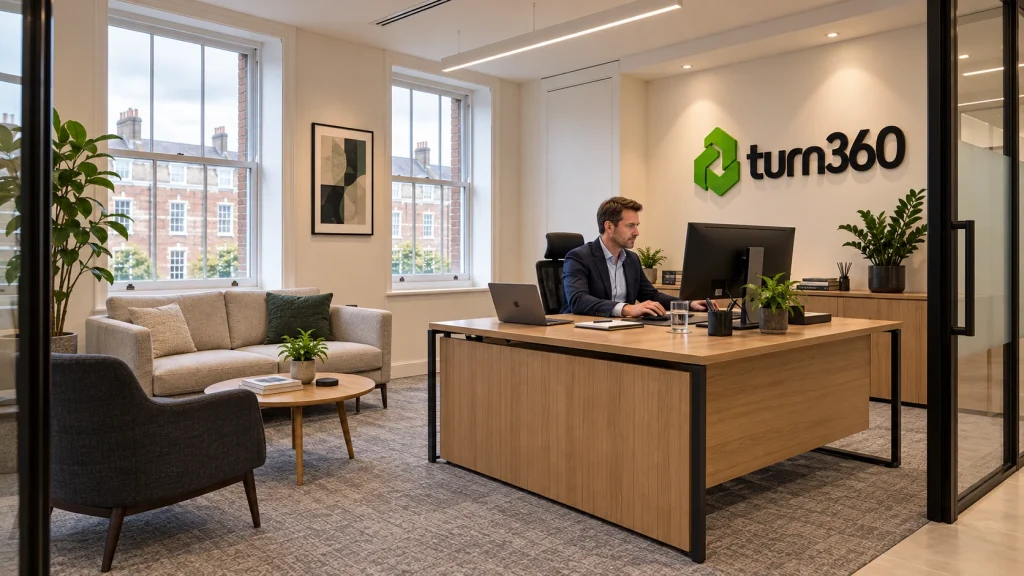 Director's office at the Turn360 London office
