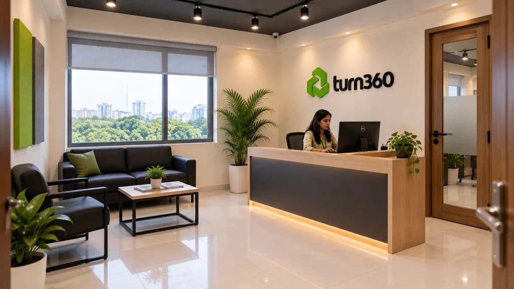Reception at the Turn360 office in Dhaka