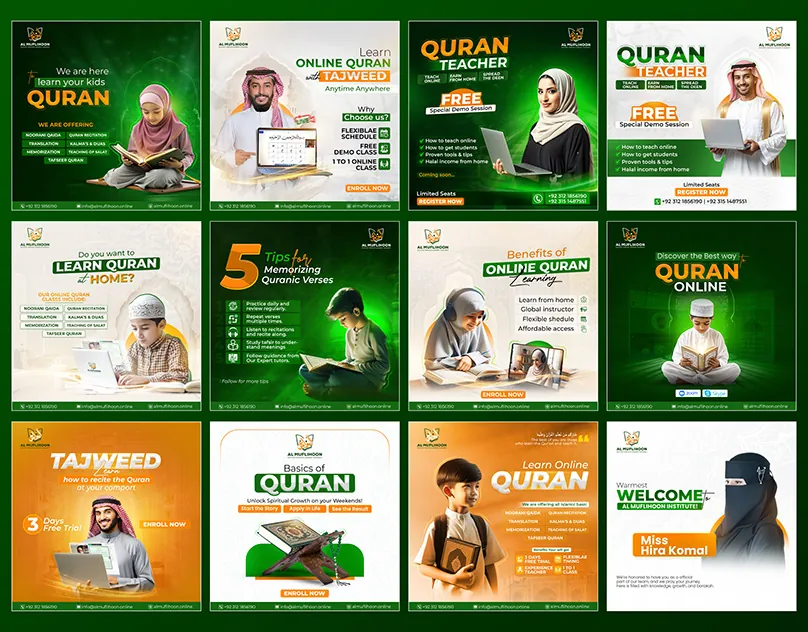 Islamic Edtech — Social media creatives by Turn360